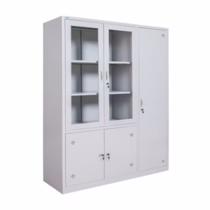 tủ locker 2 cánh kính 1 cánh sắt