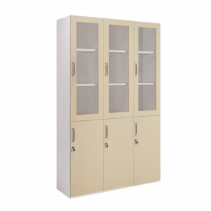 tủ locker hồ sơ 3 cánh kính