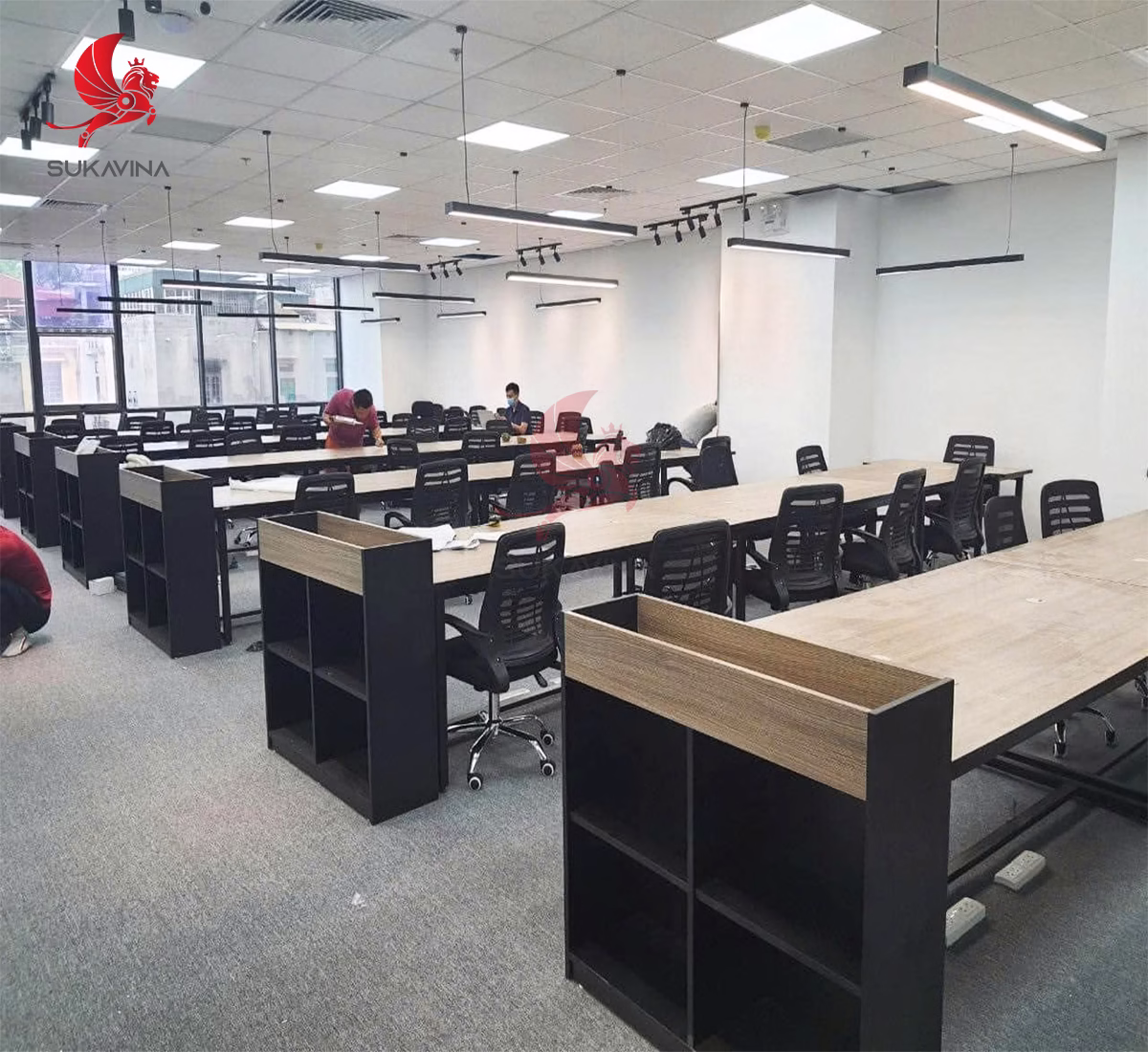 dự án lắp đặt bàn ghế văn phòng