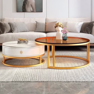 bàn trà sofa 2 mặt sang trọng