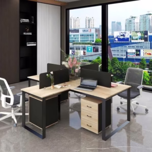 Alternative view of CỤM BÀN LÀM VIỆC 4 NGƯỜI THIẾT KẾ ĐƠN GIẢN SÁNG TẠO - CBLV0017