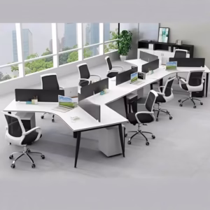 Cụm bàn làm việc văn phòng 8 người chữ Z