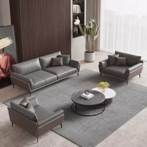Ghế Sofa Da Simili Phòng Khách Hiện Đại
