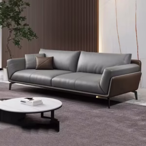 Alternative view of GHẾ SOFA DA SIMILI PHÒNG KHÁCH HIỆN ĐẠI - GSF006