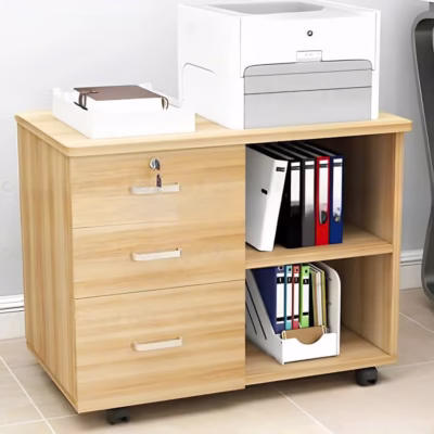 tủ phụ di động có kệ