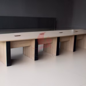 bàn phòng họp gỗ tự nhiên hiện đại sang trọng