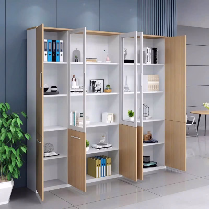 tủ hồ sơ kết hợp kệ đựng đồ hiện đại