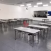 Bàn ăn công nghiệp inox Composite