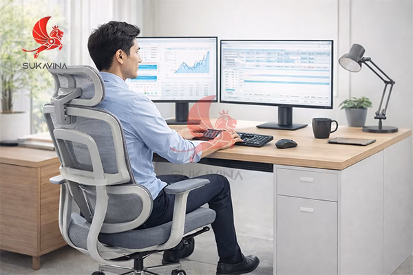 Cách chọn ghế văn phòng không đau lưng