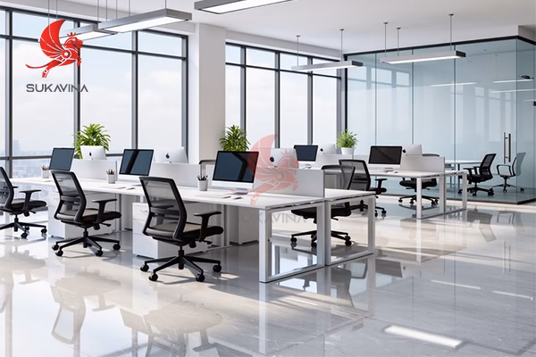 Layout diện tích văn phòng 20 người