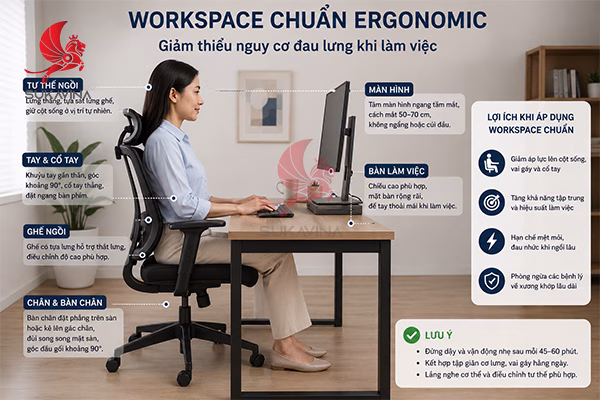 Đau Lưng Khi Ngồi Làm Việc: Nguyên Nhân & Cách Chữ