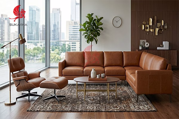 Sofa phòng giám đốc sang trọng hiện đại 