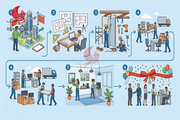 setup văn phòng mới hoàn chỉnh từ A-Z cho doanh nghiệp Việt Nam 2026
