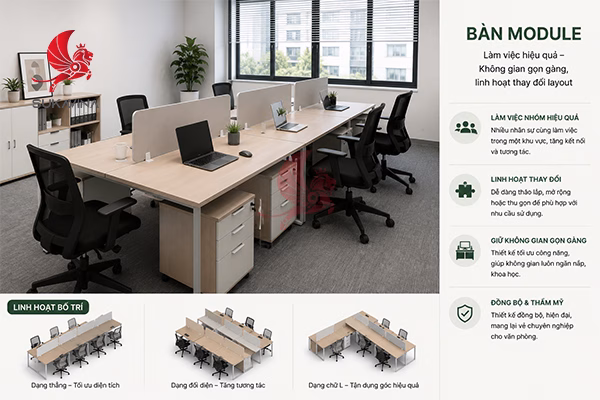 Bố trí nội thất văn phòng nhỏ 30m2 