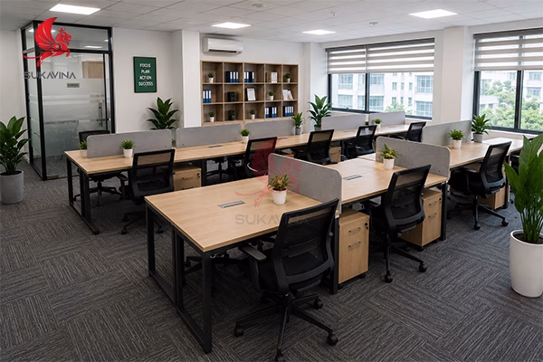 chi phí setup văn phòng 50m2 trọn gói