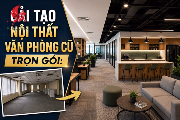 cải tạo nội thất văn phòng cũ trọn gói