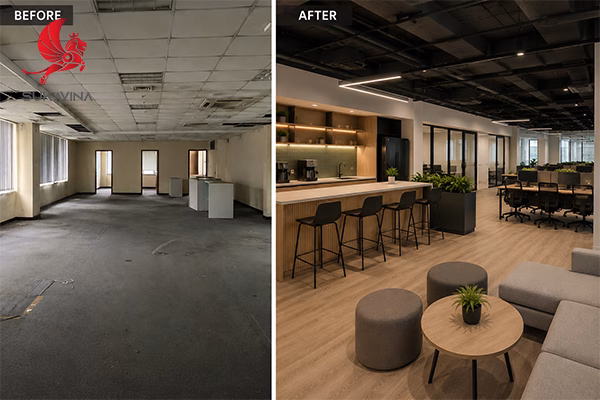 Before/After: cùng một không gian trước và sau khi cải tạo